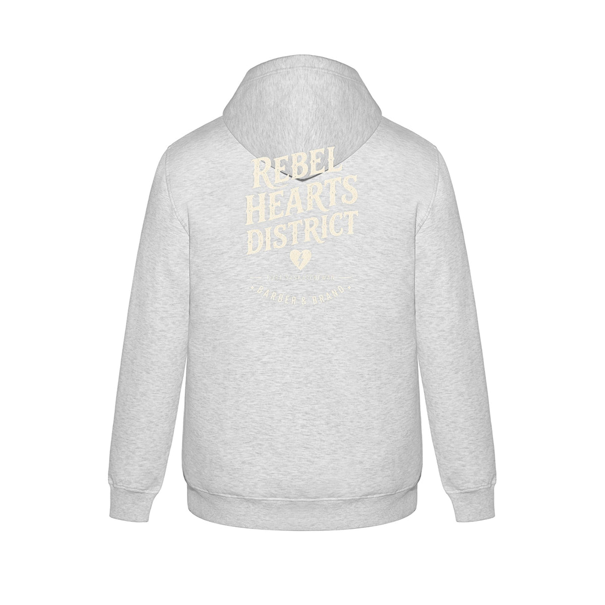 Rebel Hearts District Youth Hoodie — Ash — back
