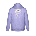 Rebel Hearts District Youth Hoodie — Athletic Grey — back