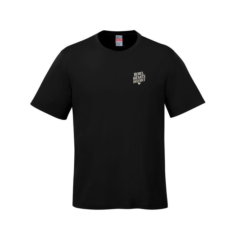 Rebel Hearts District Youth T-Shirt Black — front