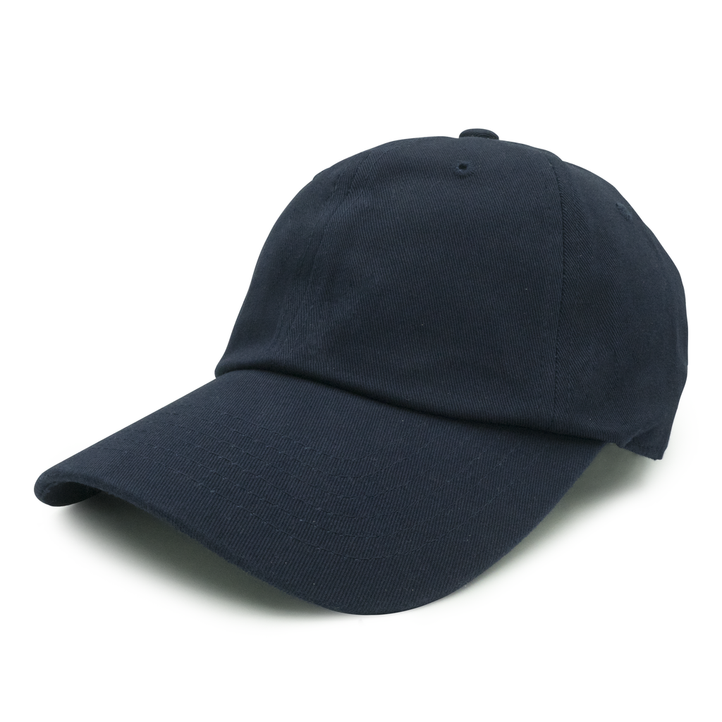 NISSI CAPS GN-1004, - Washed Cotton Dad Cap, Navy