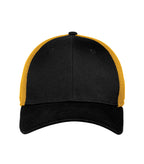 New Era NE1020, 39thirty Stretch Mesh Cap, Black/Gold