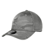 New Era NE1091, 39thirty Tonal Camo Stretch Tech Mesh Cap, Grey Camo