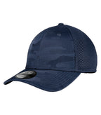New Era NE1091, 39thirty Tonal Camo Stretch Tech Mesh Cap, Navy Camo