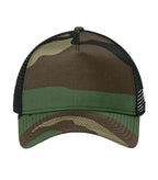 New Era NE205, 9forty Snapback Trucker Cap, Flag Camo/Black