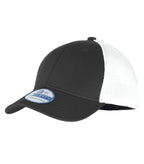 New Era NE302, 39thirty Stretch Mesh Youth Cap, Black/White
