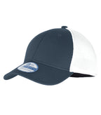 New Era NE302, 39thirty Stretch Mesh Youth Cap, Deep Navy/White