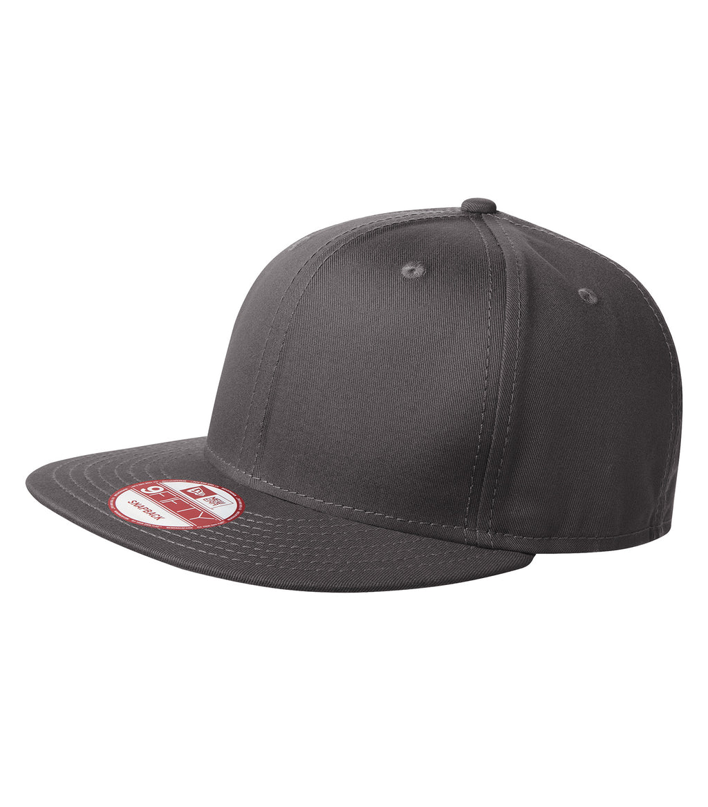 New Era NE400, 9fifty Flat Bill Snapback Cap, Charcoal