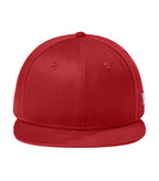 New Era NE400, 9fifty Flat Bill Snapback Cap, Flag Scarlet Red