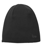 New Era NE900, Fleece Lined Skull Beanie, Black
