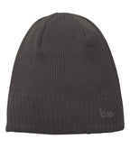 New Era NE900, Fleece Lined Skull Beanie, Slate Grey