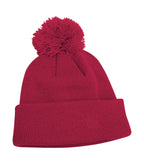 New Era NE901, Pom Pom Toque, Red