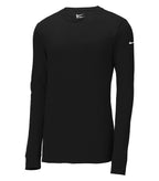 Nike NKBQ5230, Dri-fit Cotton/poly Long Sleeve Tee, Black