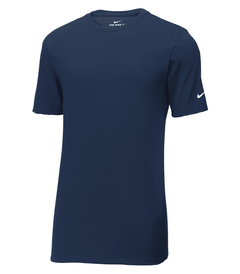 Nike NKBQ5231, Dri-fit Cotton/poly Tee, College Navy