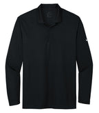 Nike NKDC2104, Dri-fit Micro Pique 2.0 Long Sleeve Polo, Black