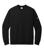 Nike NKFD9863, Club Fleece Sleeve Swoosh Crew, Black
