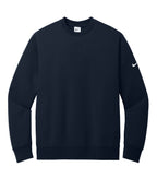 Nike NKFD9863, Club Fleece Sleeve Swoosh Crew, Midnight Navy