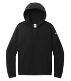 Nike NKFD9890, Club Fleece Sleeve Swoosh Ladies' Full Zip Hoodie, Black