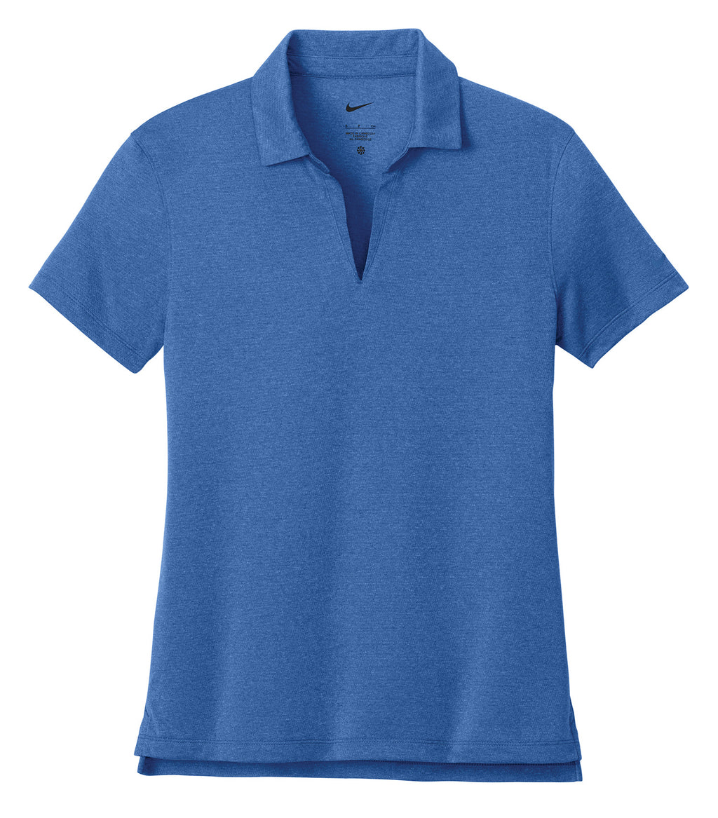 Nike NKFQ4793, Dri-fit Smooth Heather Ladies’ Polo, Game Royal Heather
