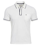 Original Penguin OGKSE002, Technical Earl Polo, Bright White