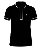 Original Penguin OGKSE048, Ladies' Veronica Polo, Caviar Black