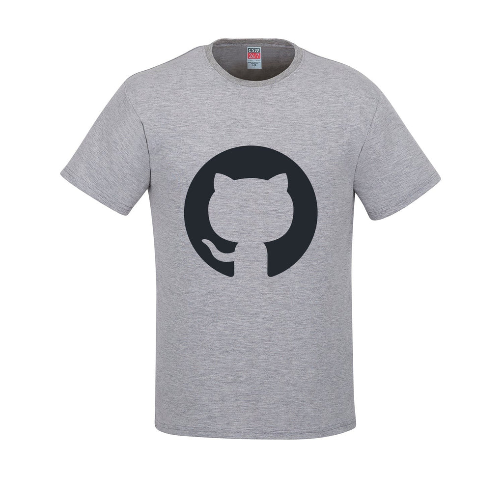 S05610 Parkour crewneck — Athletic Grey with GitHub logo preview