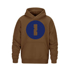 L00580 Forge heavy pullover hoodie — Caramel with 1Password logo preview