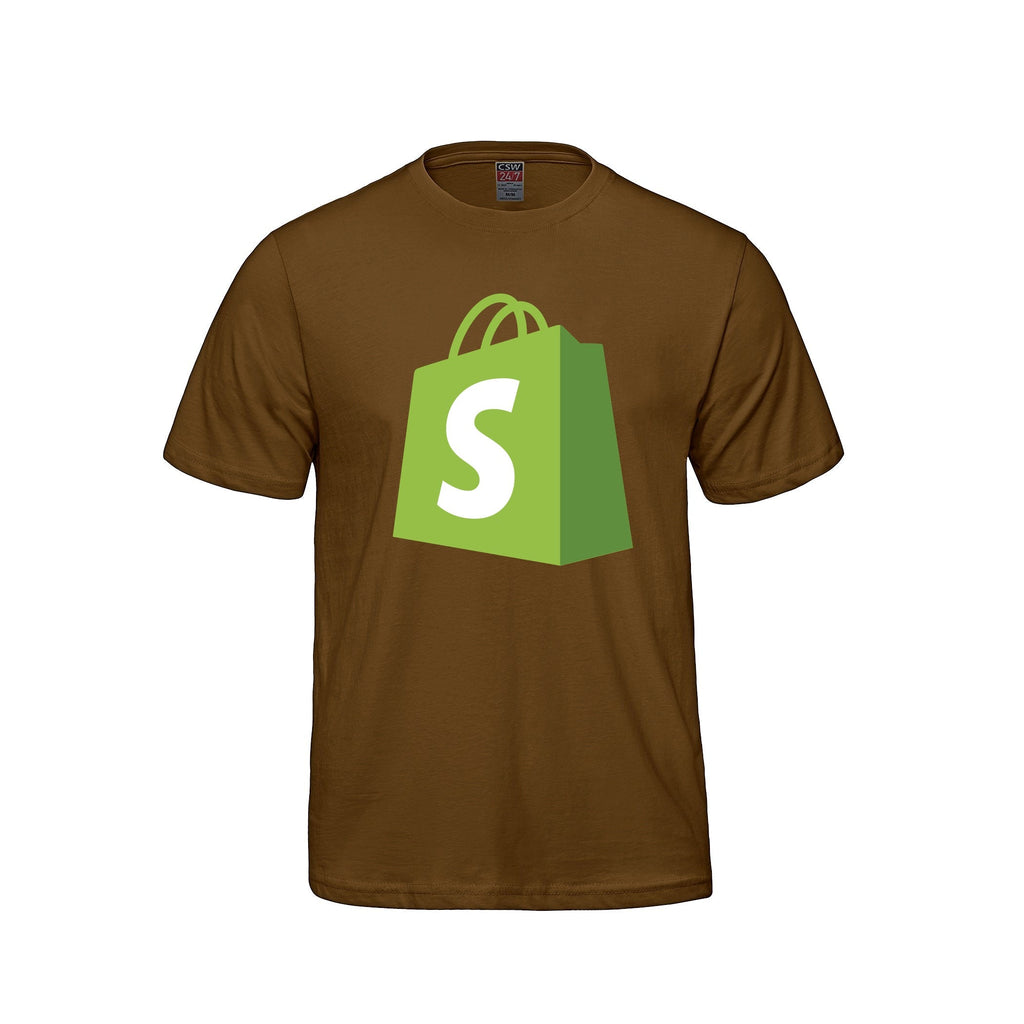 S05610 Parkour crewneck — Caramel with Shopify logo preview