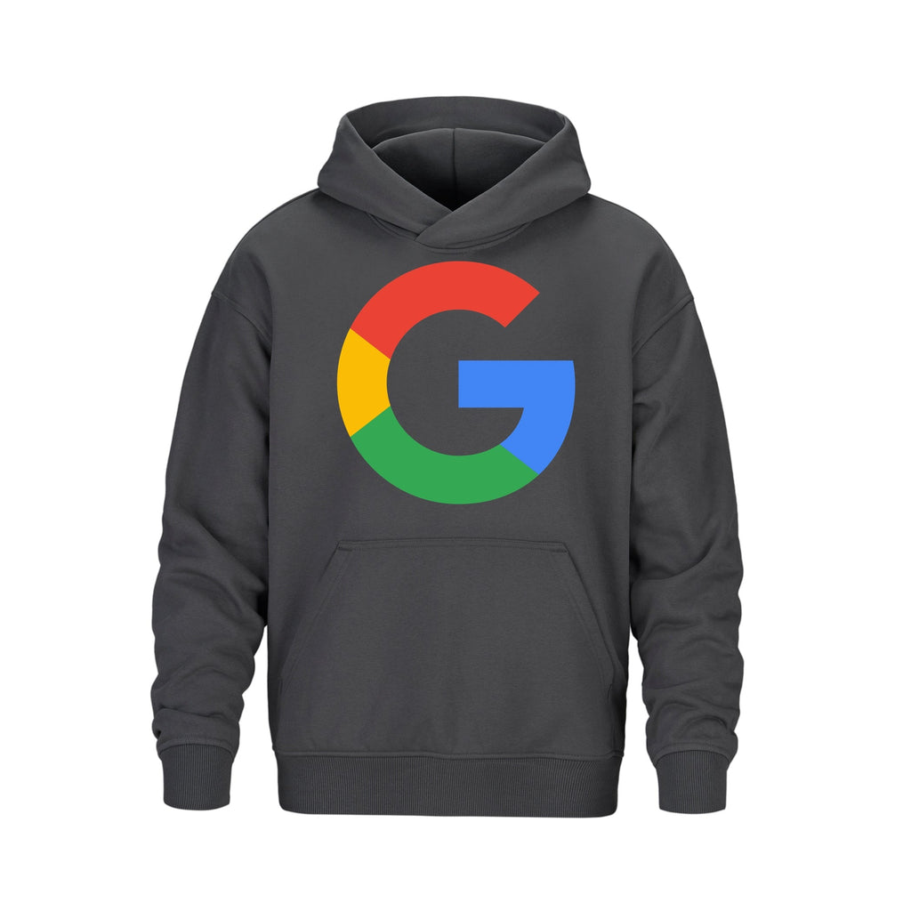 L00580 Forge heavy pullover hoodie — Charcoal with Google logo preview