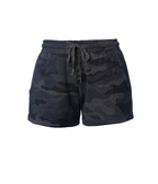 INDEPENDENT PRM20SRT, Women's California Wave Wash Sweatshort, Black Camo Heather