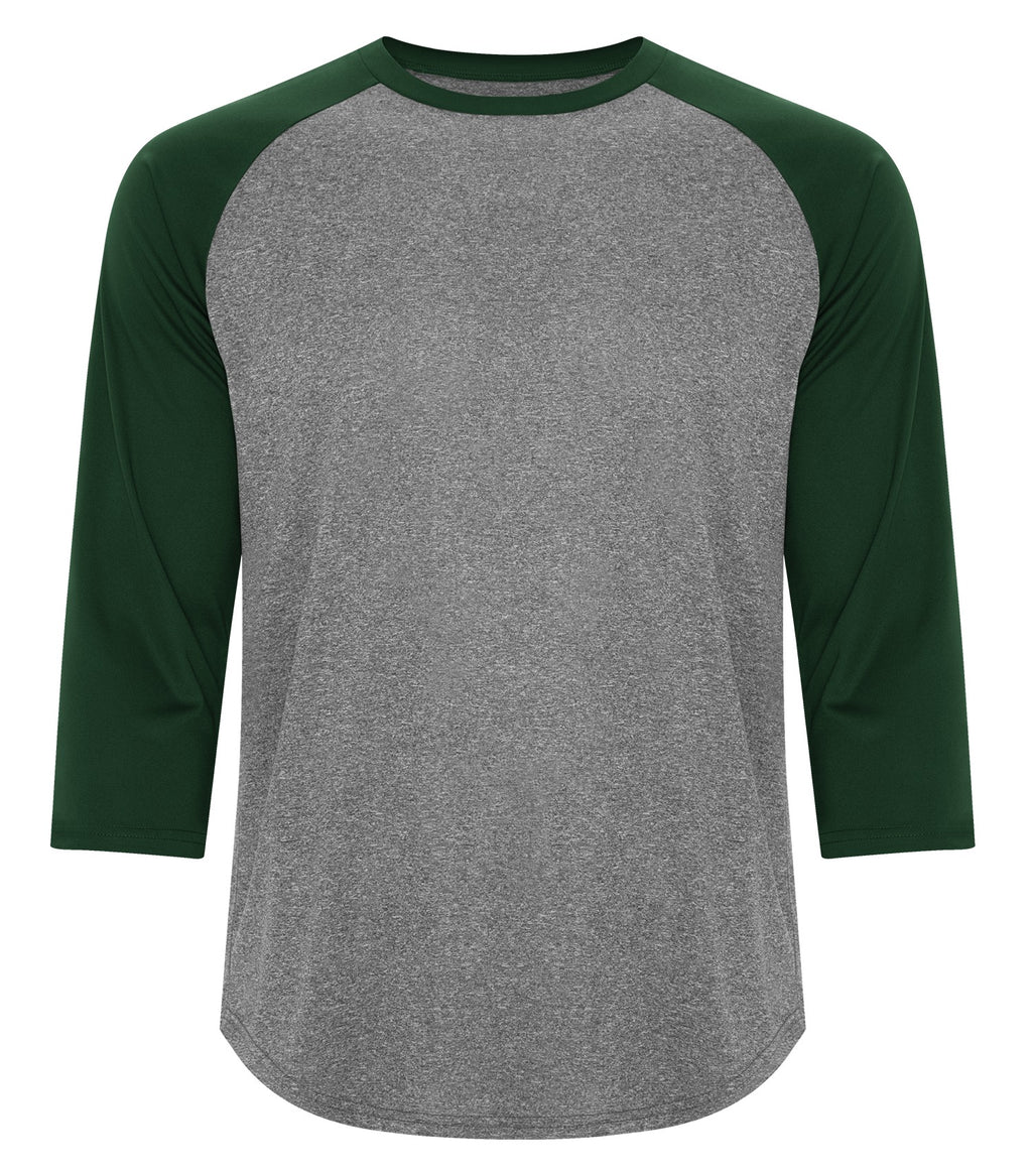 Charcoal Heather/Forest Green
