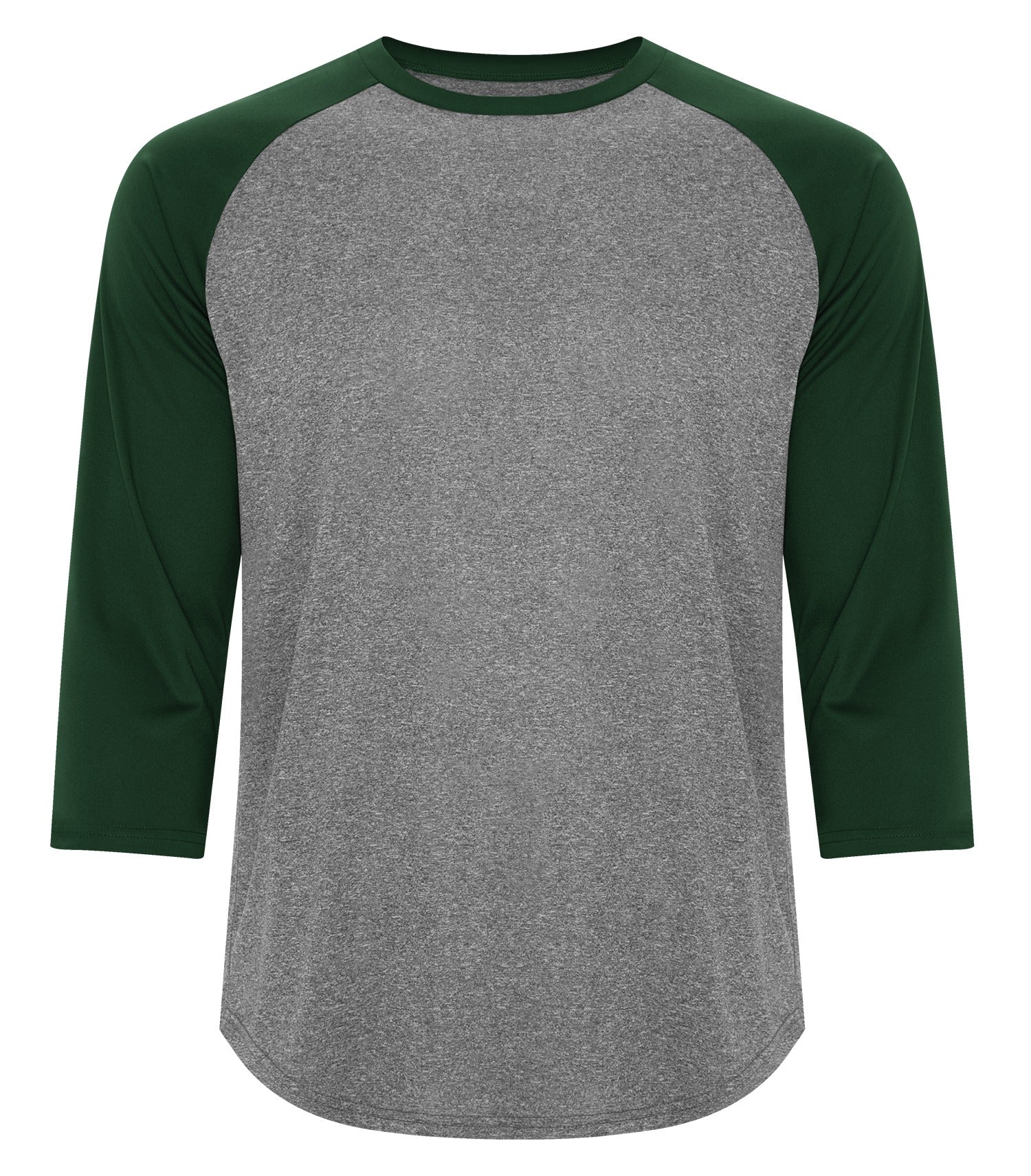 Charcoal Heather/Forest Green