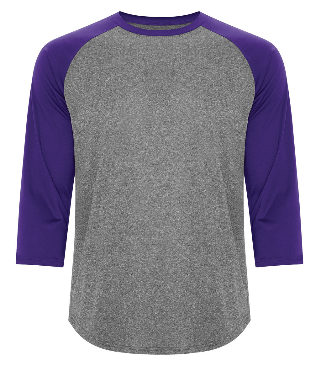 Charcoal Heather/Purple