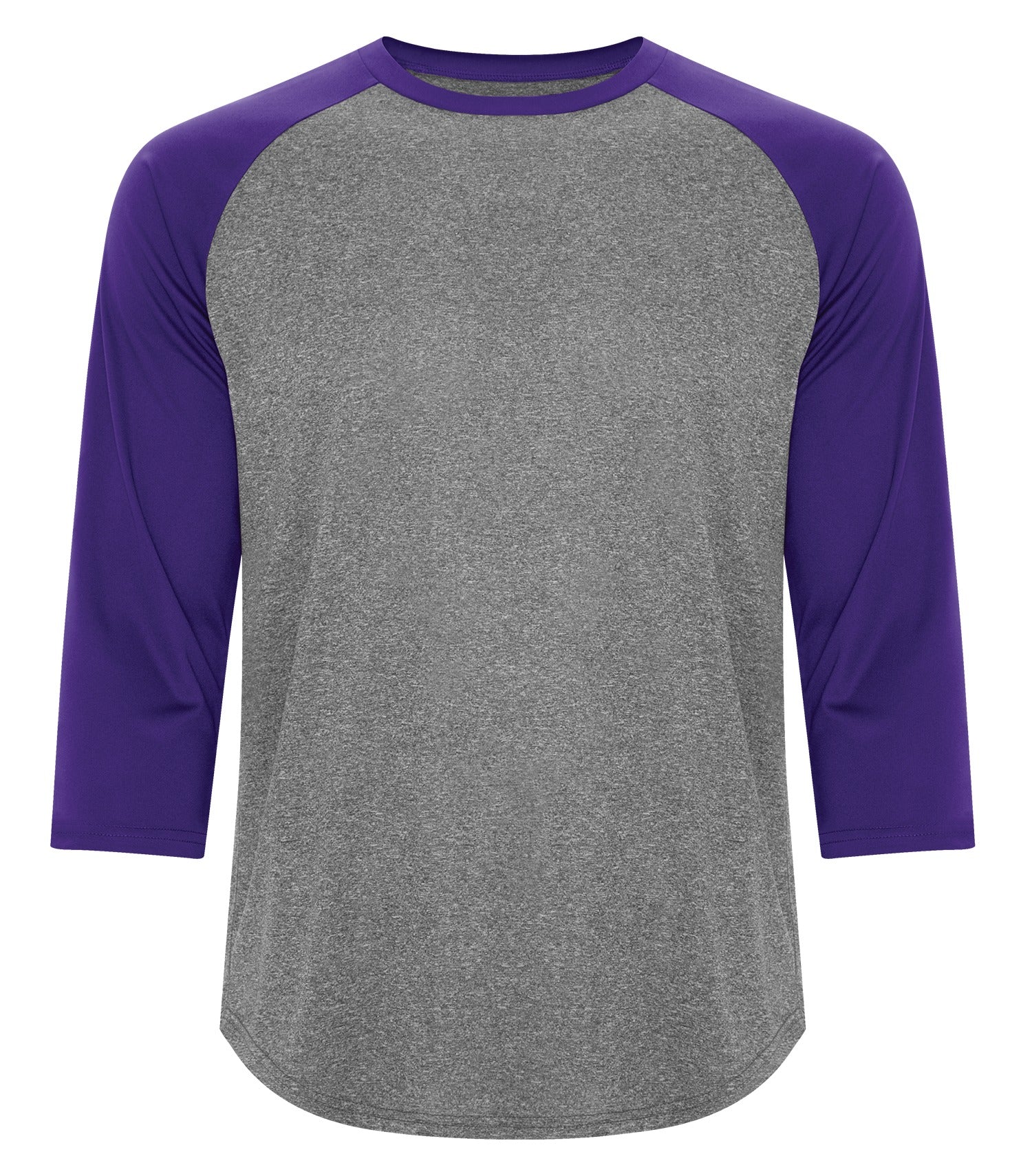 Charcoal Heather/Purple