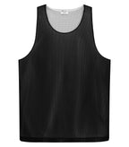 ATC S3535, Pro Club Reversible Mesh Tank Top, Black/White