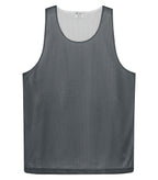 ATC S3535, Pro Club Reversible Mesh Tank Top, Iron Grey/White