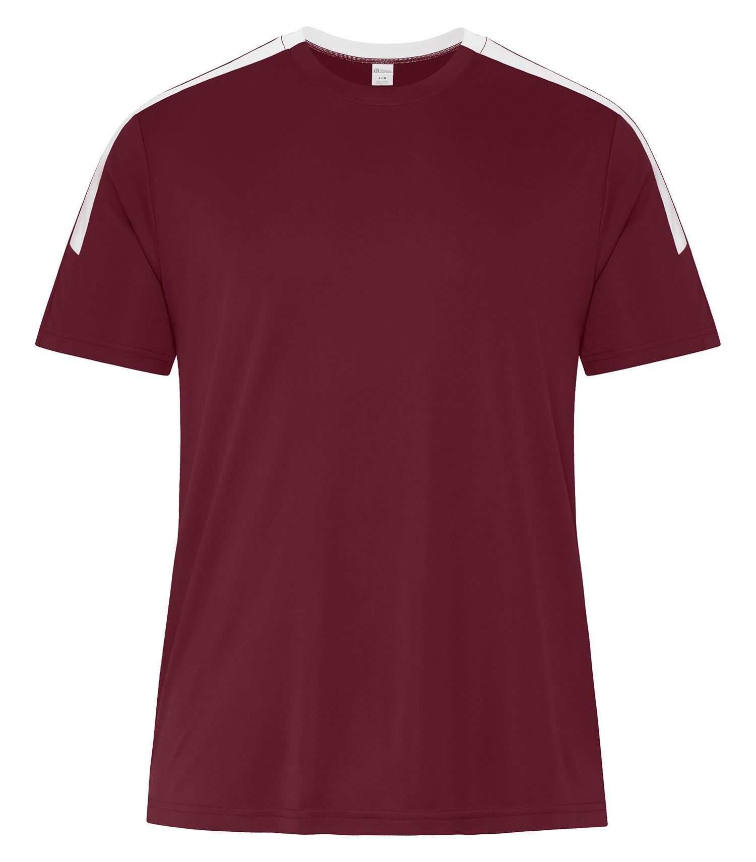 Maroon/White