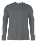 ATC S3550LS, Pro Club Long Sleeve Tee, Coal Grey/White