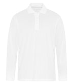 Coal Harbour S365LS, Everyday Snag Resistant Long Sleeve Polo, White