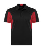 Coal Harbour S4001, Snag Resistant Colour Block Polo, Black/True Red