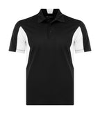 Coal Harbour S4001, Snag Resistant Colour Block Polo, Black/White