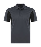 Coal Harbour S4001, Snag Resistant Colour Block Polo, Iron Grey/Black