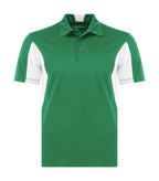 Coal Harbour S4001, Snag Resistant Colour Block Polo, Kelly Green/White