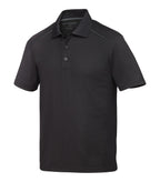 Coal Harbour S4002, Snag Resistant Contrast Inset Polo, Black/Coal Grey