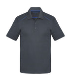 Coal Harbour S4002, Snag Resistant Contrast Inset Polo, Iron Grey/Royal