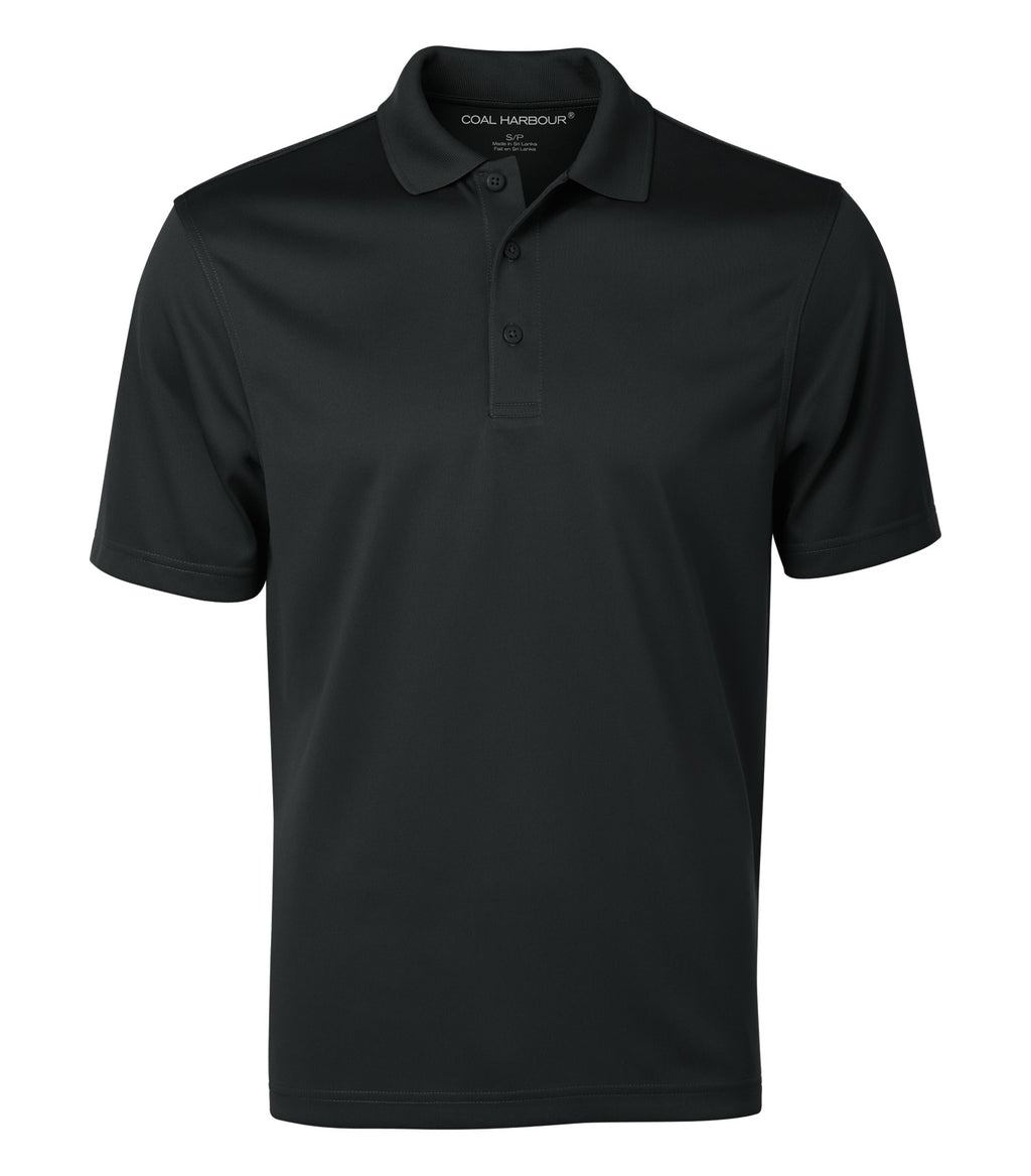 Coal Harbour S4005, Snag Proof Power Polo, Black