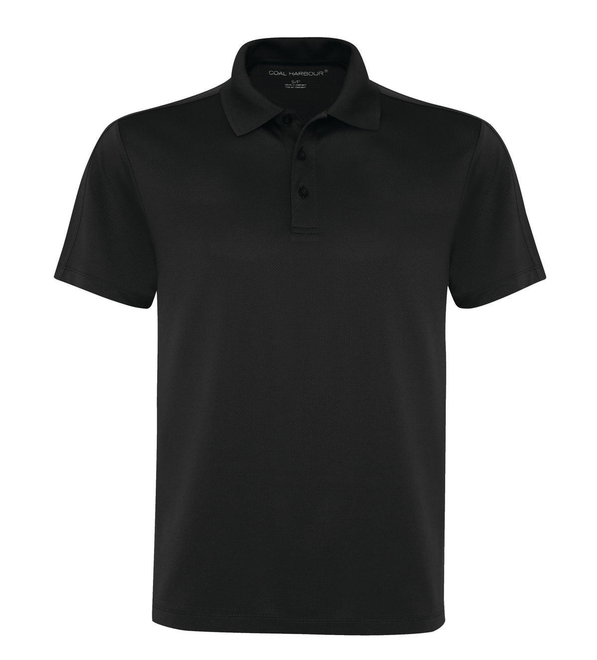 Coal Harbour S4015, City Tech Snag Resistant Polo, Black