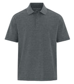 Coal Harbour S4047, Everyday Cvc Polo, Dark Heather Grey