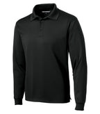 Coal Harbour S445LS, Snag Resistant Long Sleeve Polo, Black