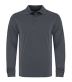 Coal Harbour S445LS, Snag Resistant Long Sleeve Polo, Iron Grey