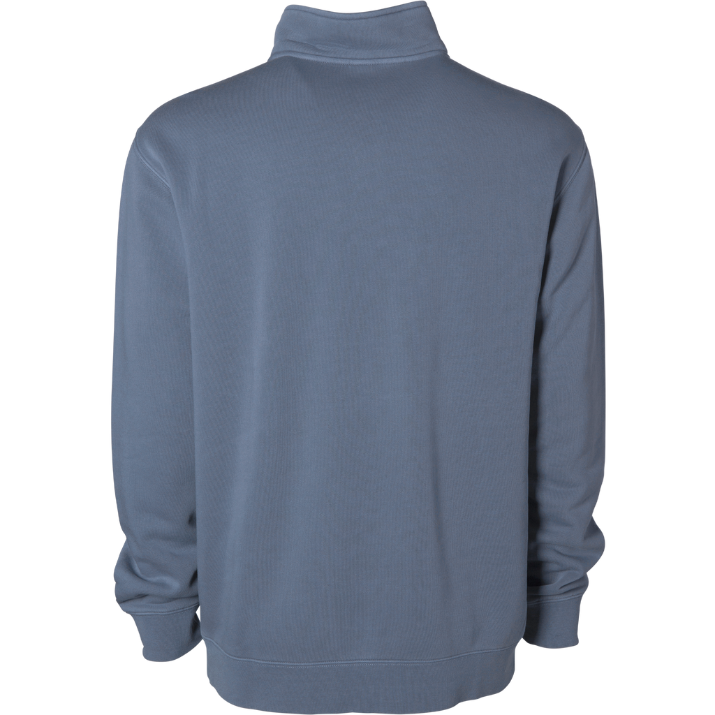 Independent Trading Co. PRM4600QZ, Midweight Pigment Dye Quarter Zip, Pigment Slate Blue